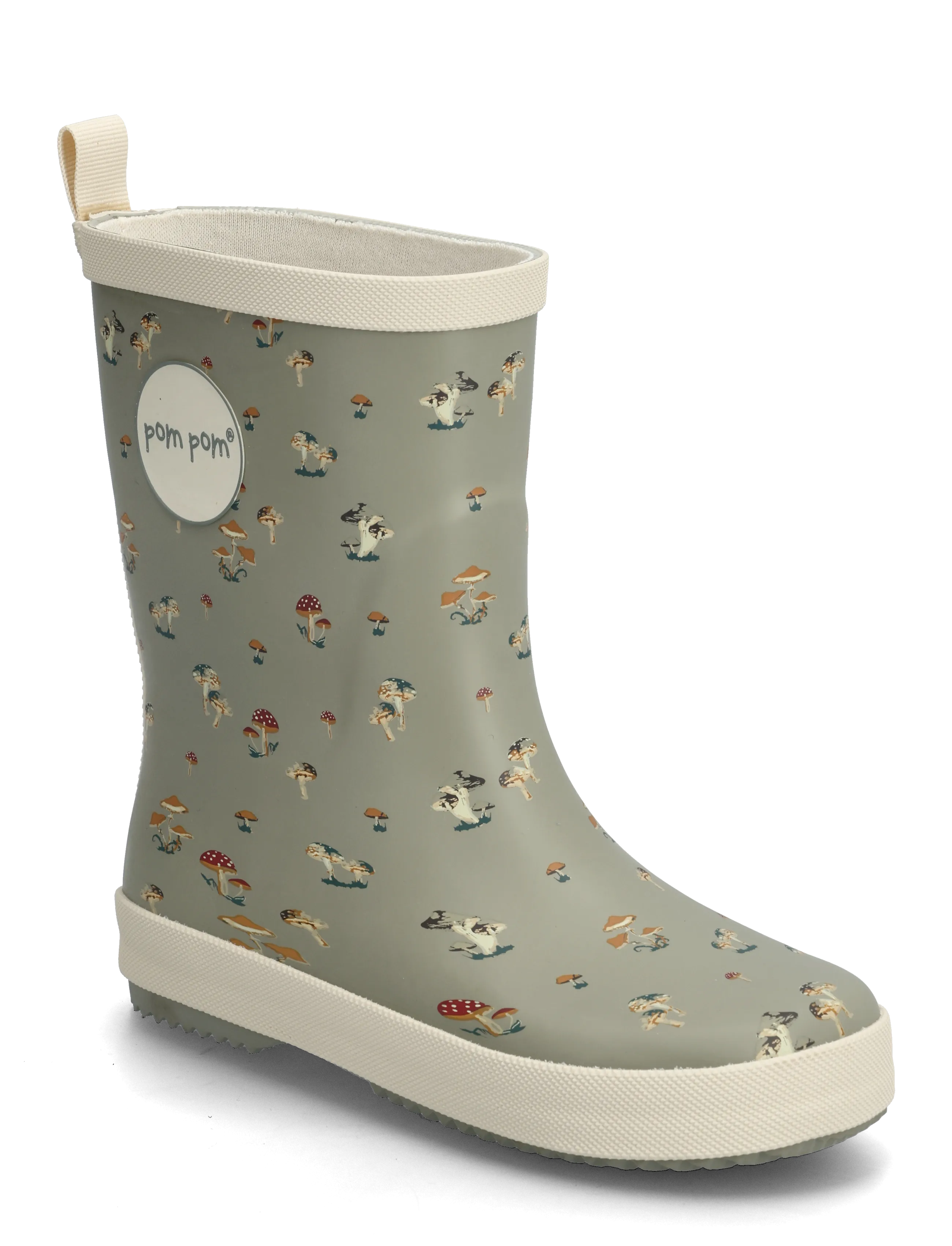 POM POM Gumboots Aop Grün - 32 - Kinder