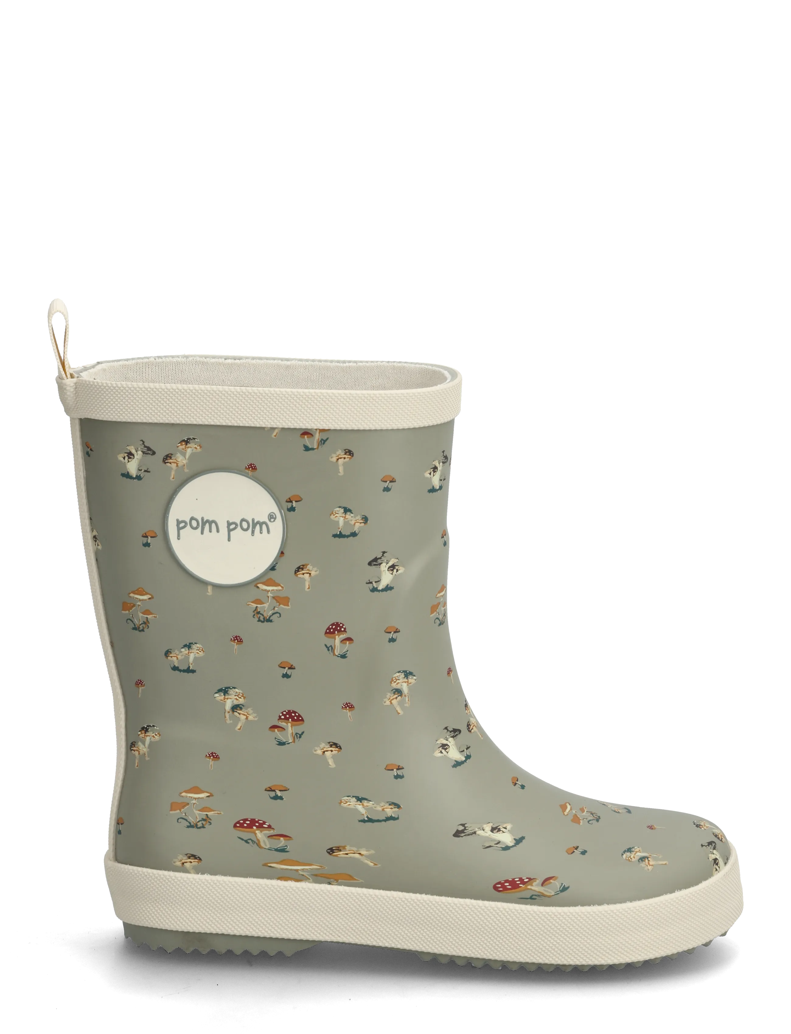 Pom Pom - GumBoots AOP - fodrade gummistövlar - fungi (light) - 1