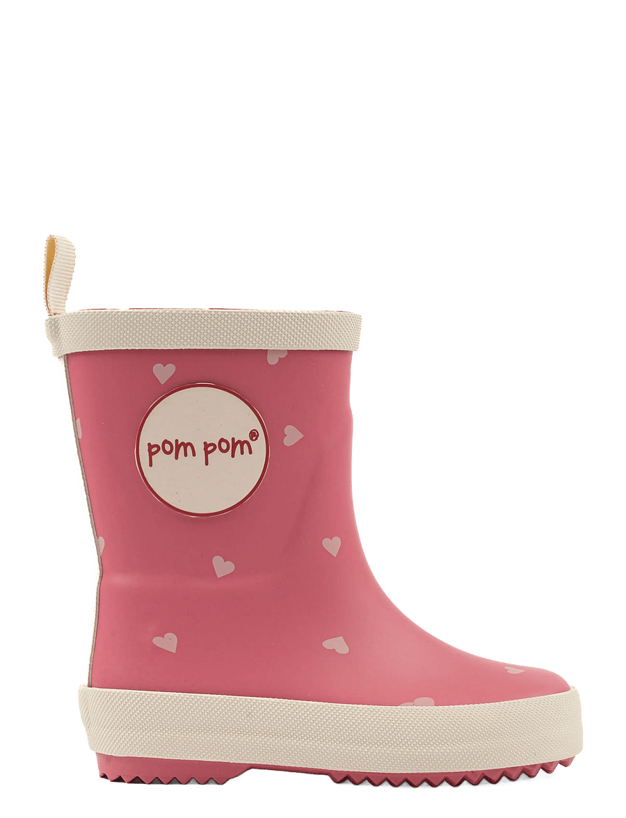 Pom Pom - GumBoots AOP - ungefütterte gummistiefel - heart aop - 1