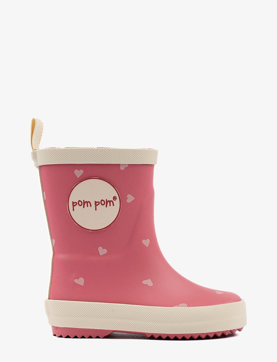 Pom Pom - GumBoots AOP - ungefütterte gummistiefel - heart aop - 3
