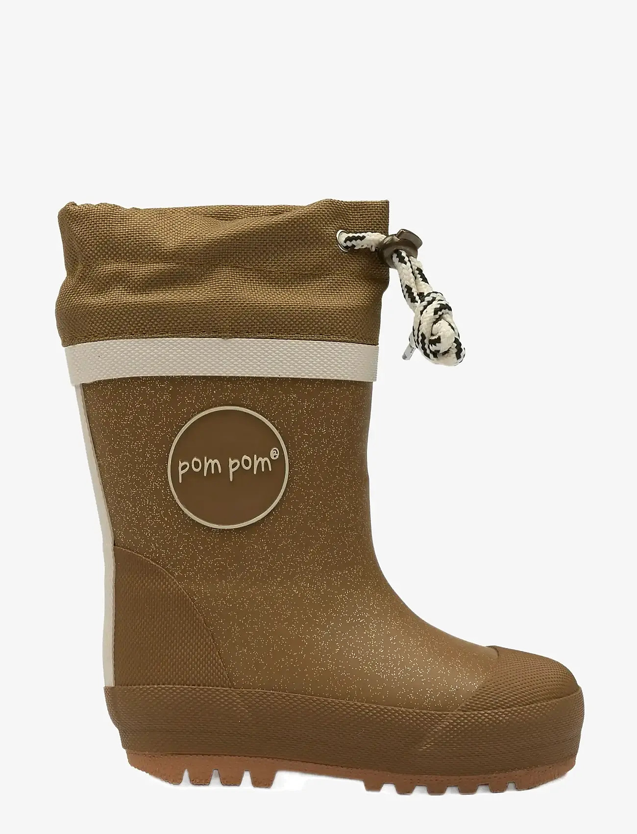 Pom Pom - GumBoots™ Thermo - fodrade gummistövlar - gold glitter - 1