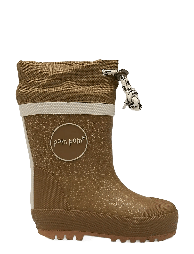 Pom Pom - GumBoots™ Thermo - voodriga kummikud - gold glitter - 1