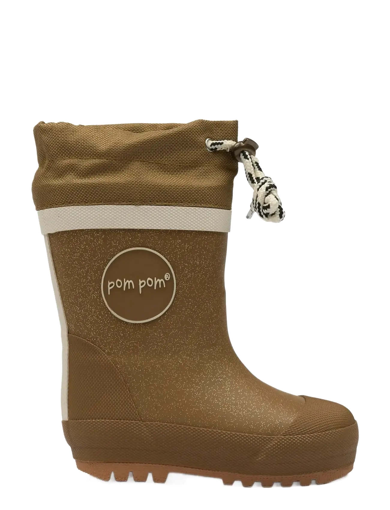 Pom Pom - GumBoots™ Thermo - gummistøvler med for - gold glitter - 1