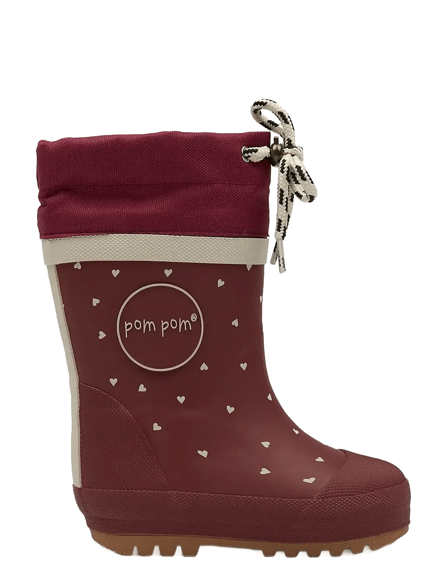 Pom Pom - GumBoots™ Thermo - gefütterte gummistiefel - heart - 1