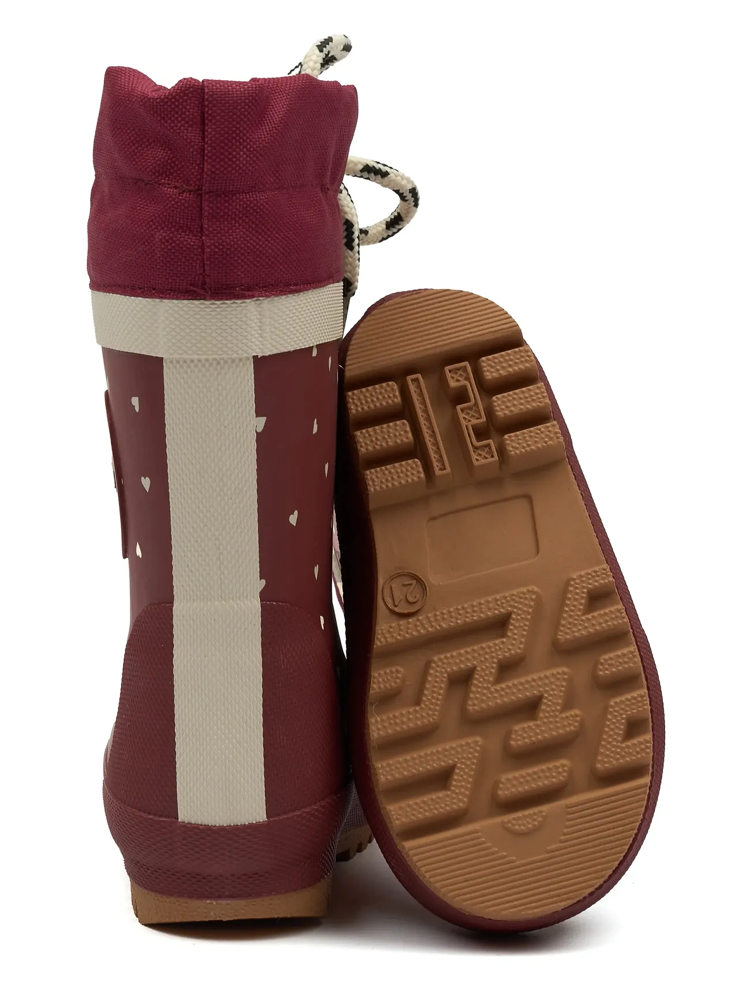 Pom Pom - GumBoots™ Thermo - voodriga kummikud - heart - 2