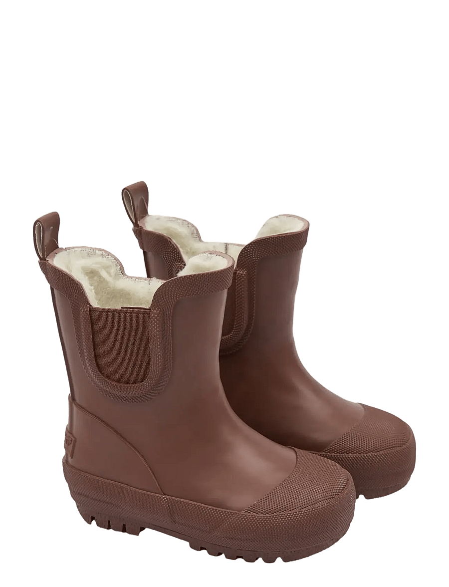 Pom Pom - Brook GumBoots Thermo Ankle - voodriga kummikud - tortoise shell - 0