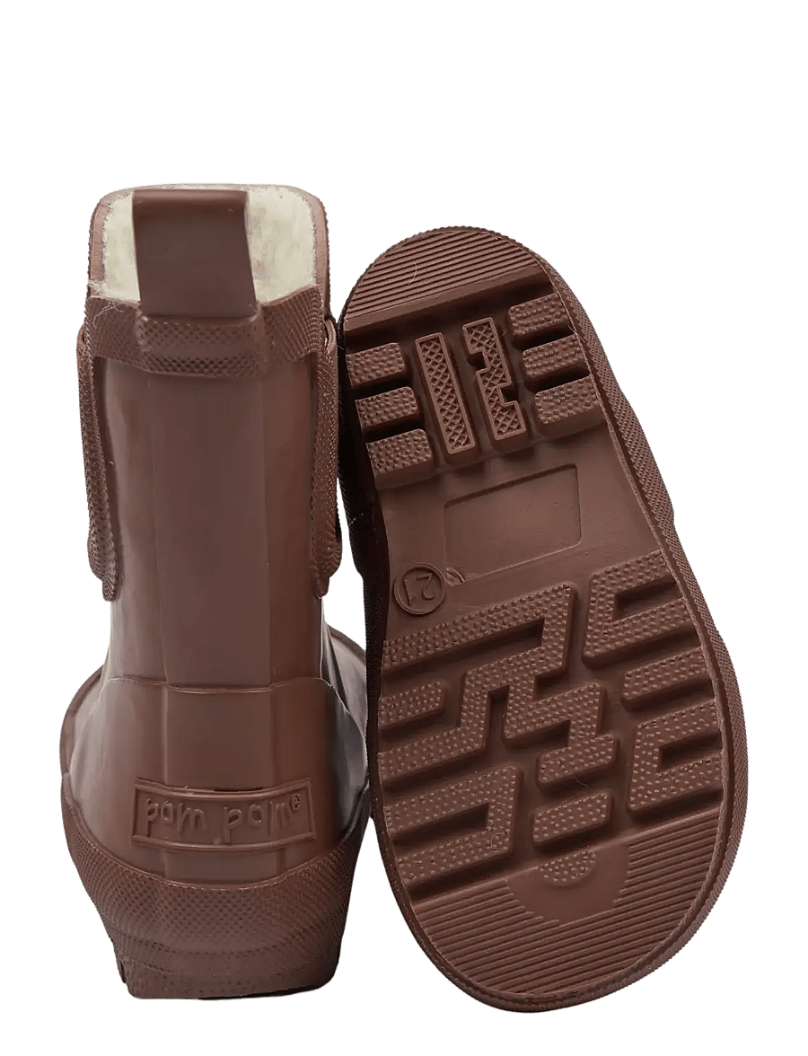 Pom Pom - Brook GumBoots Thermo Ankle - voodriga kummikud - tortoise shell - 1