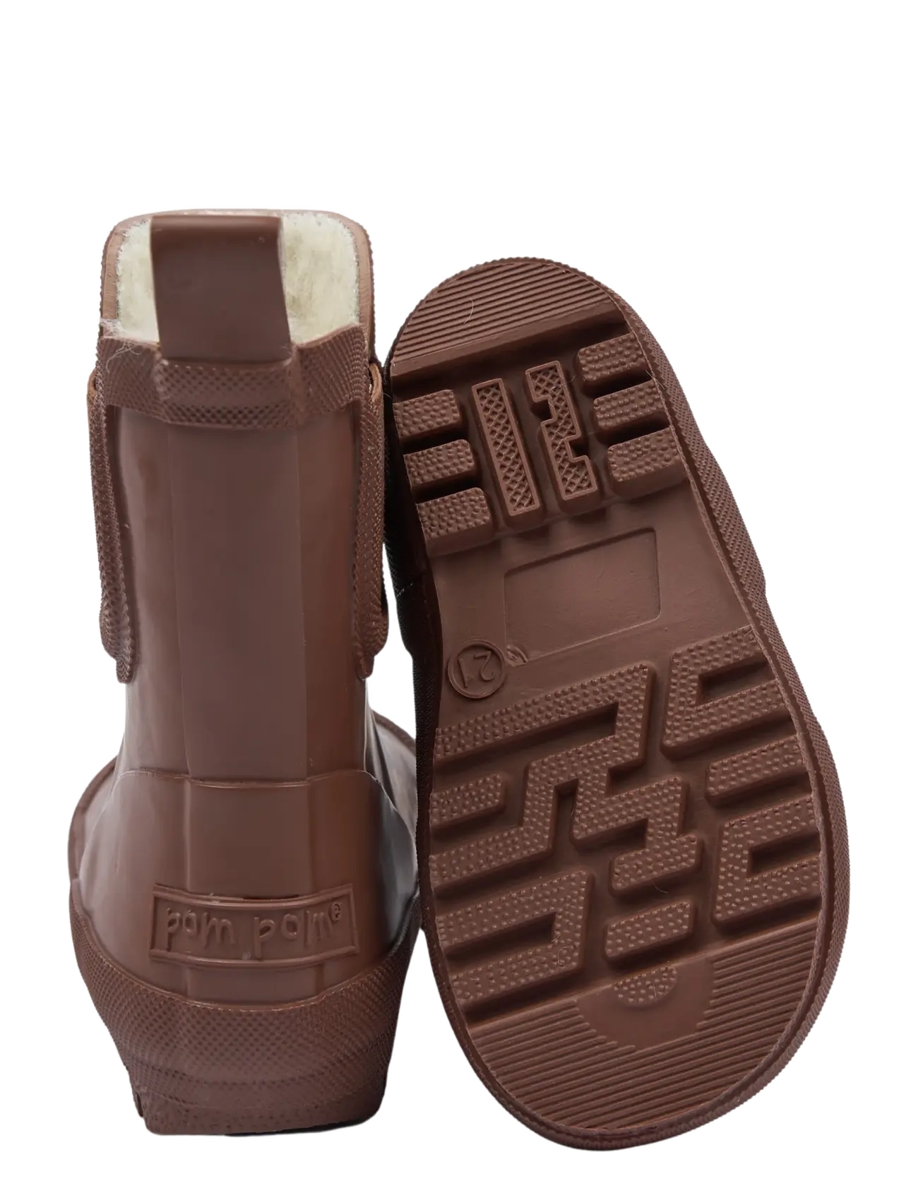 Pom Pom - Brook GumBoots Thermo Ankle - gefütterte gummistiefel - tortoise shell - 2