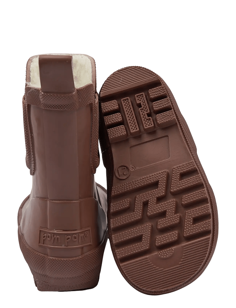 Pom Pom - Brook GumBoots Thermo Ankle - gefütterte gummistiefel - tortoise shell - 2