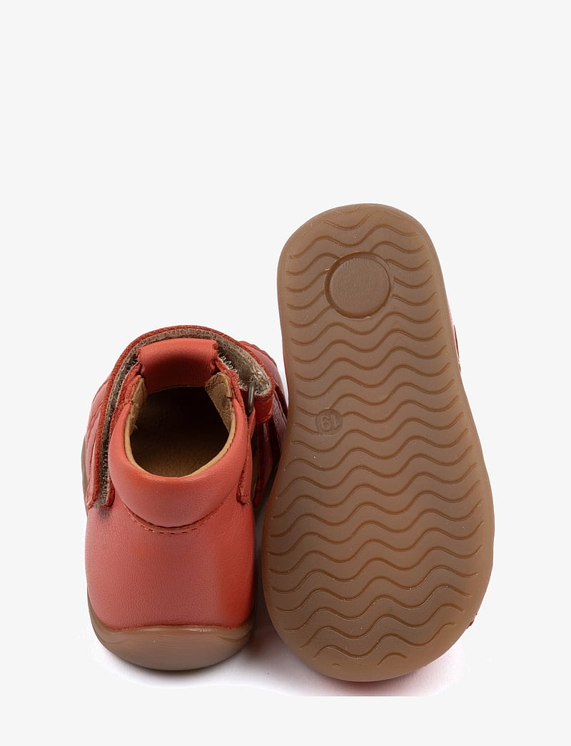 Pom Pom - Starters™ Scallop Velcro Sandal - rose melon - 4