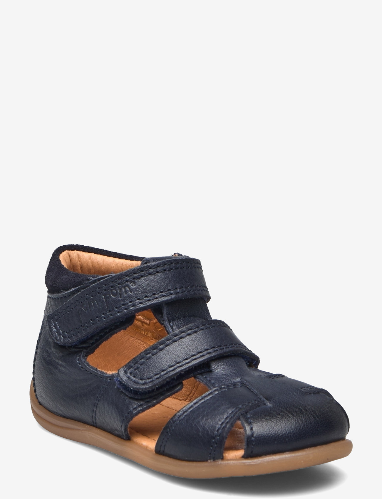Pom Pom - Starters™ Two Velcro Sandal - navy - 0