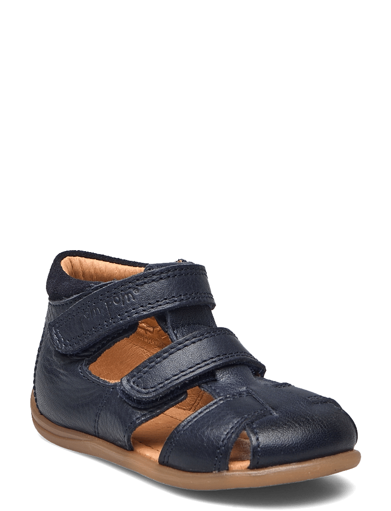 Pom Pom - Starters™ Two Velcro Sandal - navy - 0