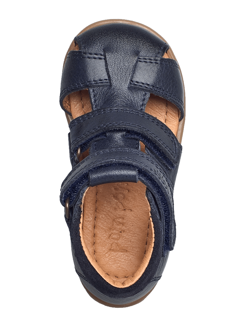 Pom Pom - Starters™ Two Velcro Sandal - navy - 3
