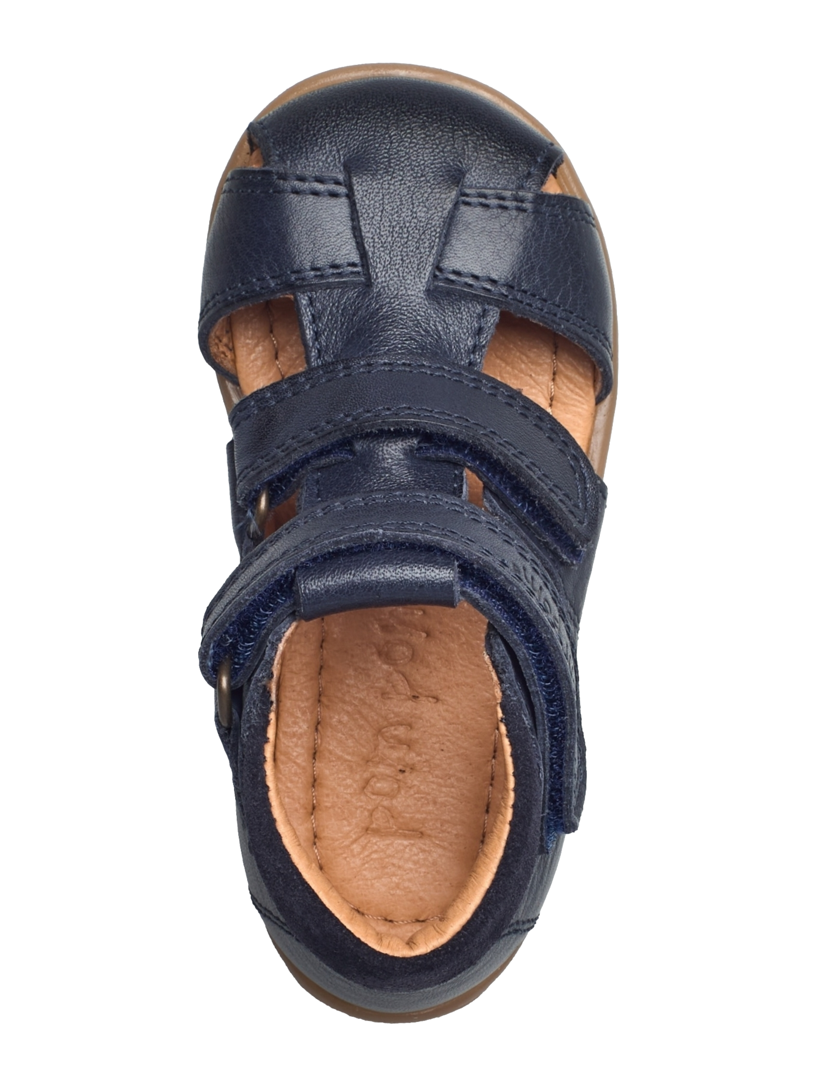 Pom Pom - Starters™ Two Velcro Sandal - navy - 3