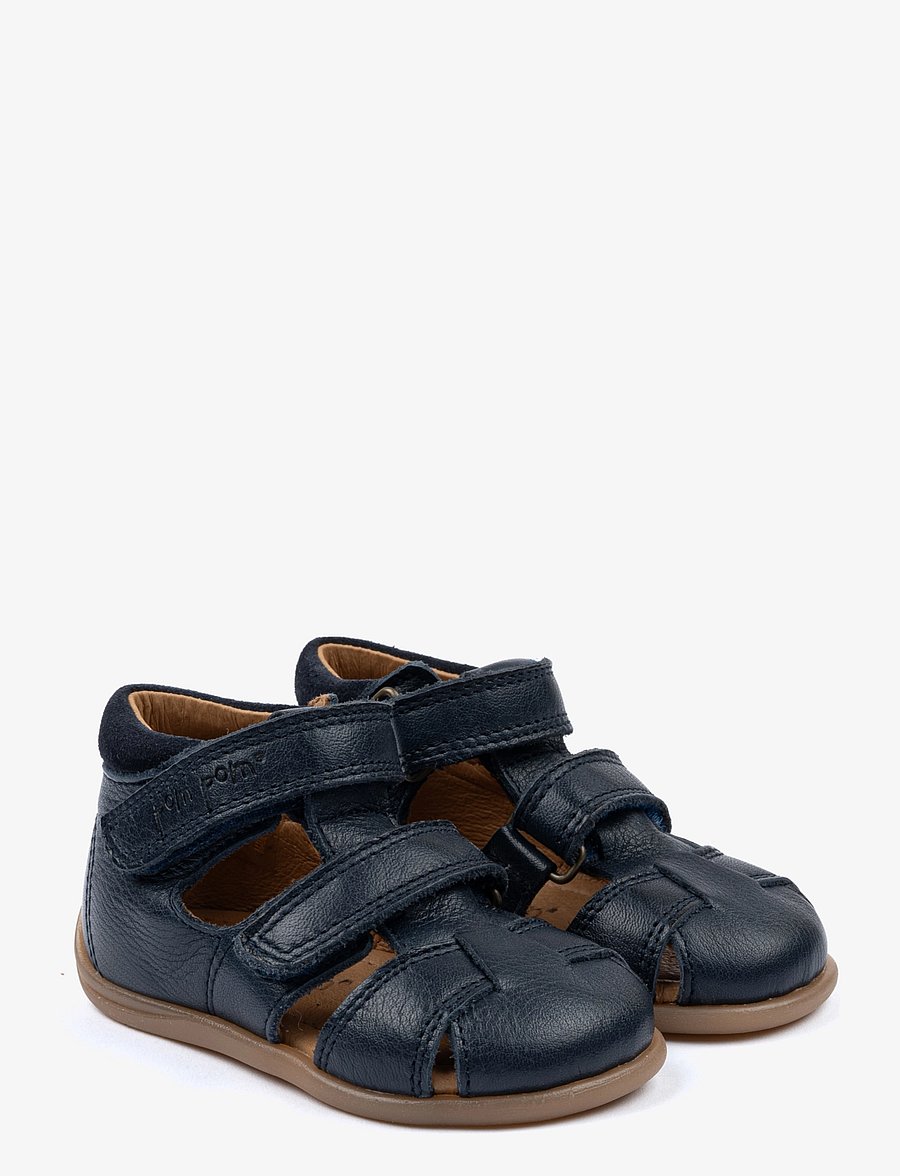 Pom Pom - Starters™ Two Velcro Sandal - navy - 5