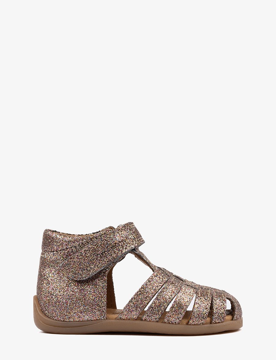 Pom Pom - Starters Velcro Braid Sandal - multi glitter - 1