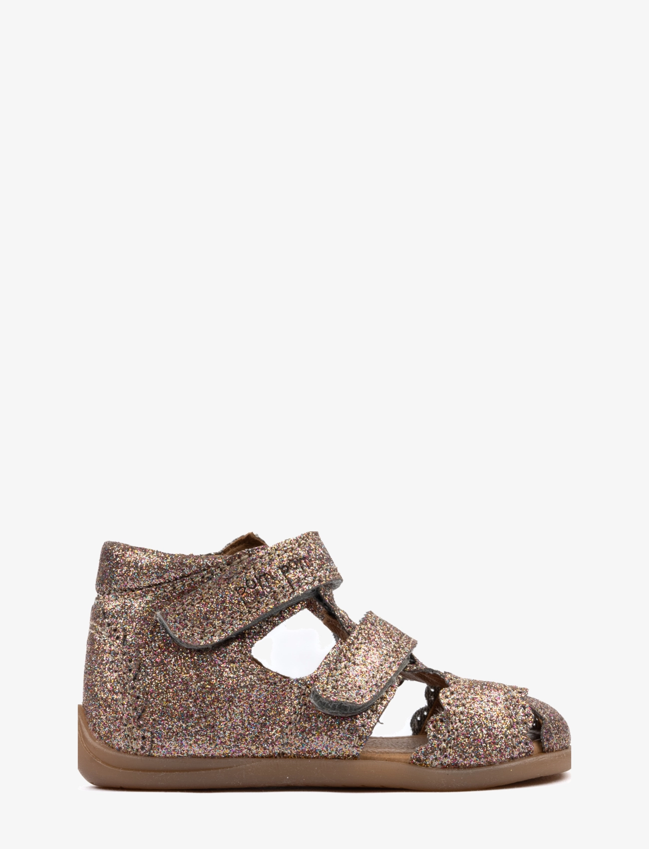 Pom Pom - Starters Two Velcro Scalloped Sand - sandalen - multi glitter - 1