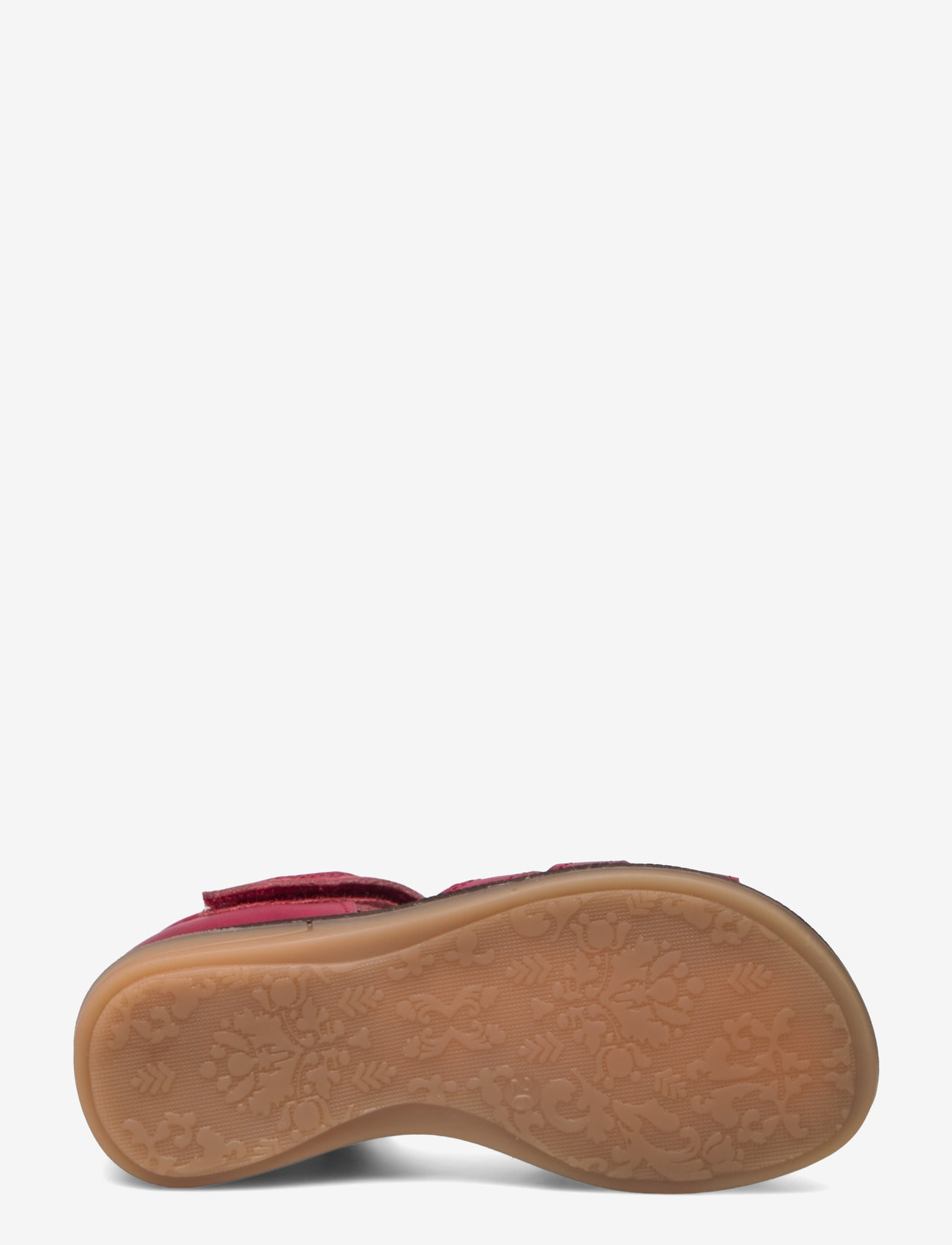Pom Pom - Flower Velcro Sandal - dusty red - 4