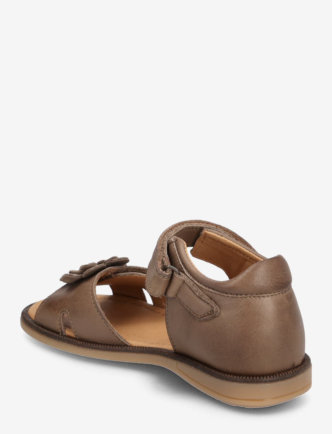 Pom Pom - Flower Velcro Sandal - latte - 2