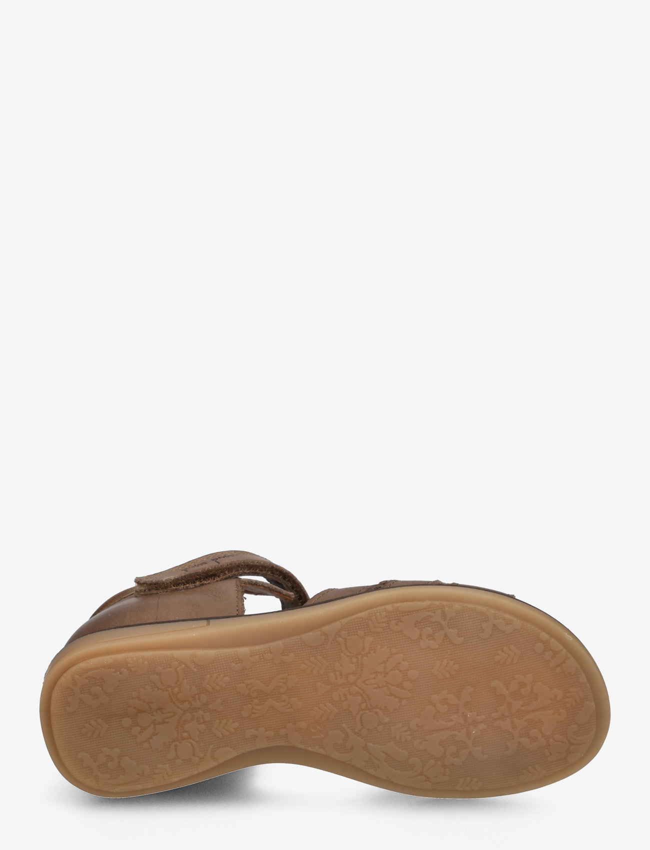Pom Pom - Flower Velcro Sandal - latte - 4