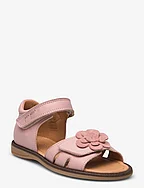 Flower Velcro Sandal - ROSE