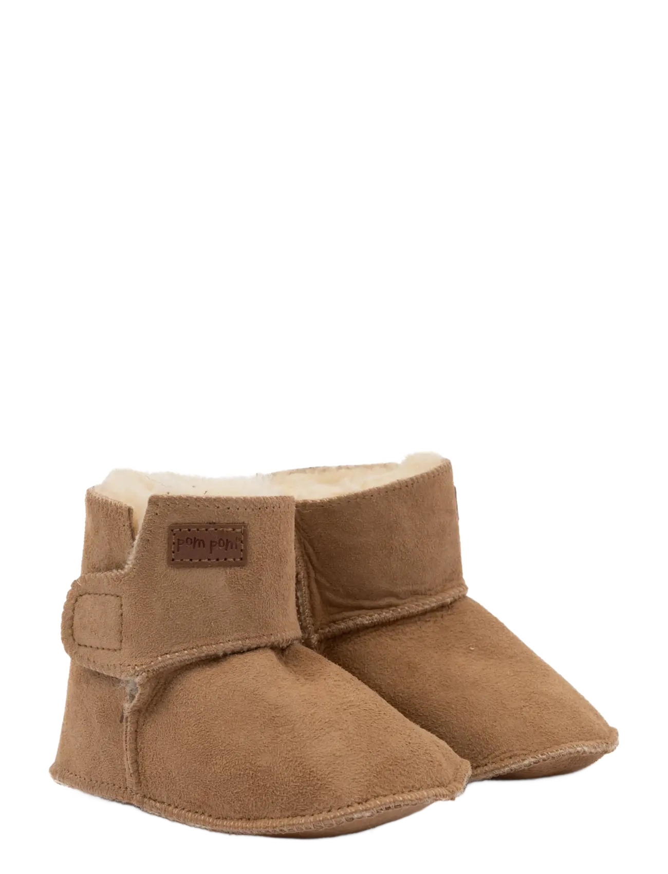 Pom Pom Baby Boot Sheepskin - Schuhe - CAMEL / beige