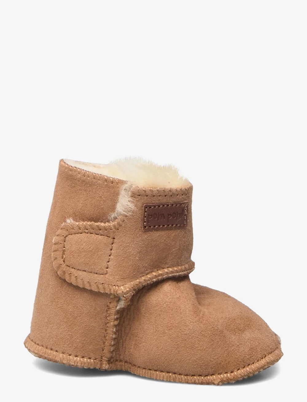 Pom Pom - Booty Sheapskin - vaikiški batukai - camel - 1