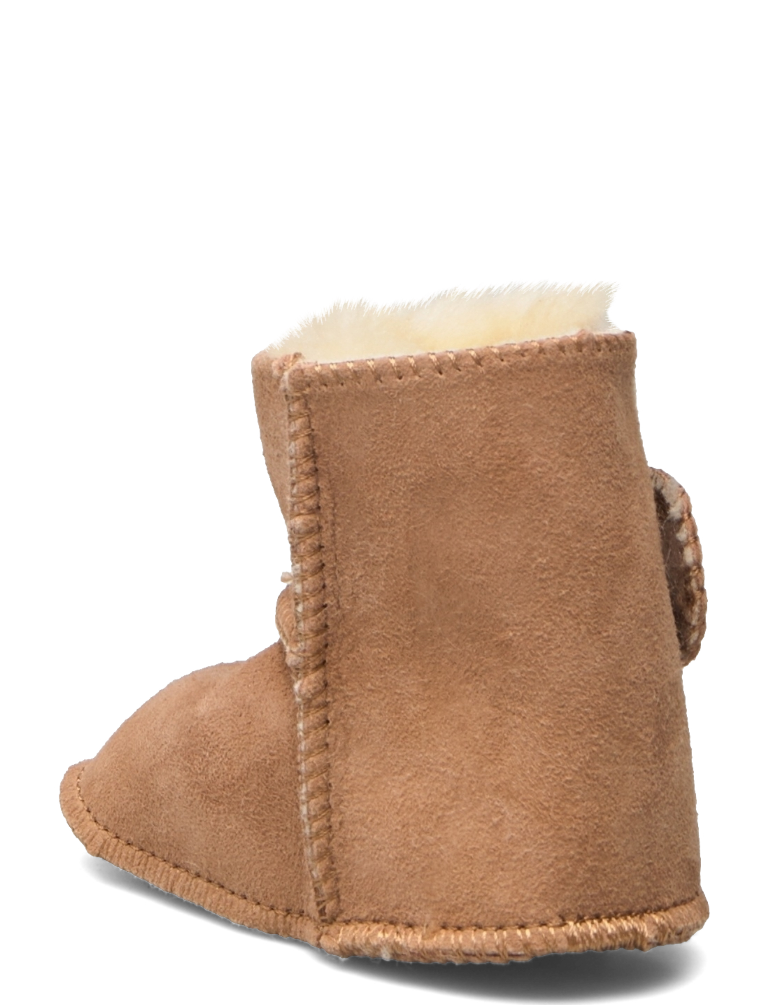 Pom Pom - Baby Boot Sheepskin - lära-gå-skor - camel - 2