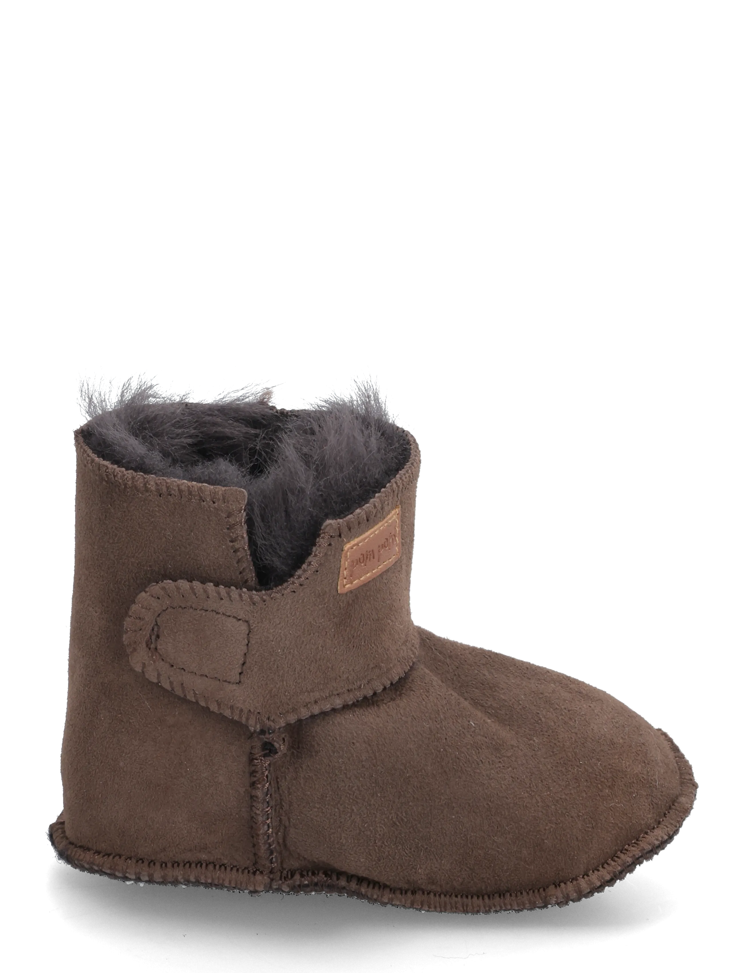 Pom Pom - Baby Boot Sheepskin - begyndersko - dark brown - 1