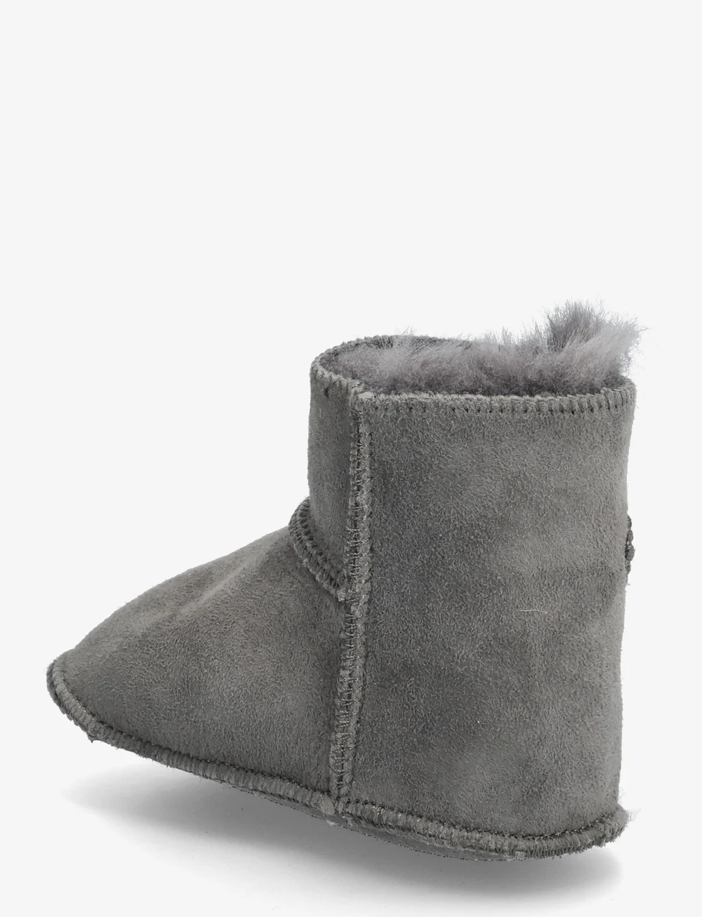 Pom Pom - Booty Sheapskin - lær-å-gå-sko - gray - 2