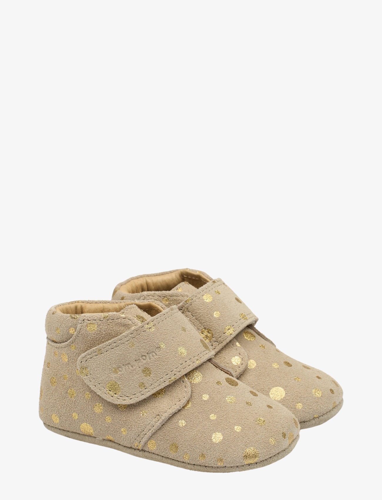 Pom Pom - Beginners™ Velcro NOOS - slippers - gold dot - 1