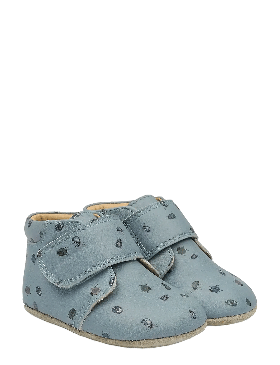 Pom Pom - Beginners Velcro Print - hausschuhe - beetle aop - 0