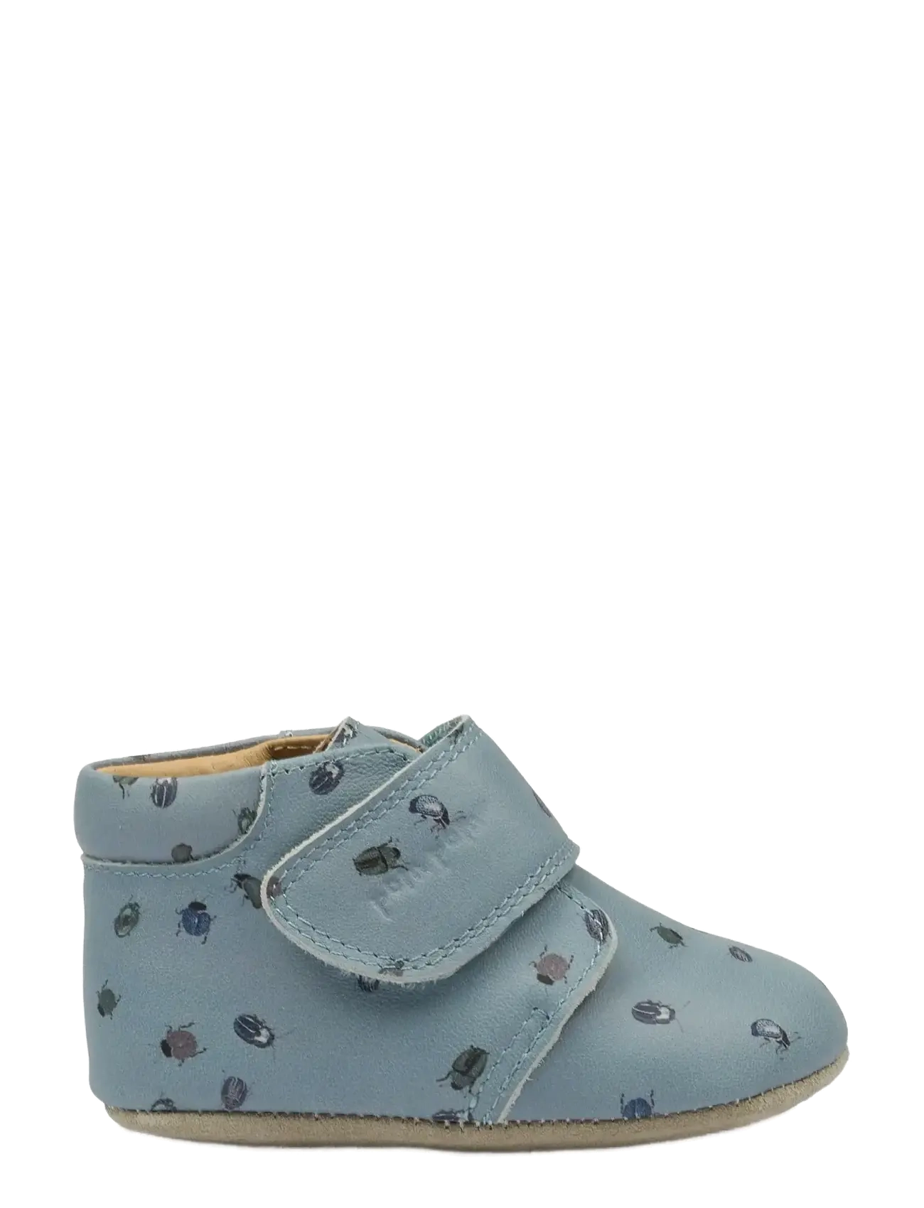 Pom Pom - Beginners Velcro Print - hjemmesko - beetle aop - 1