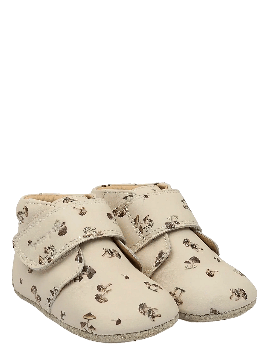 Pom Pom - Beginners Velcro Print - hausschuhe - fungi aop - 0