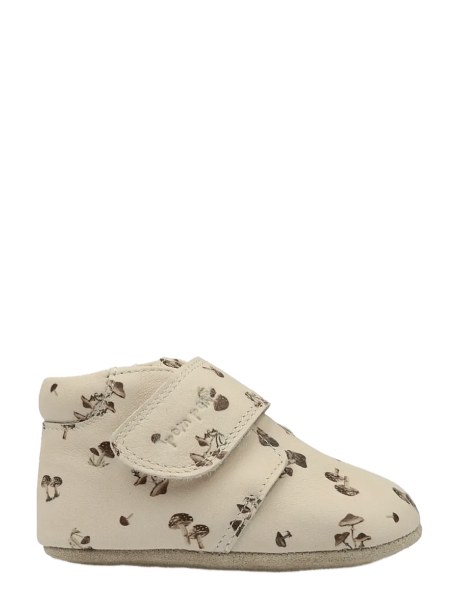 Pom Pom - Beginners Velcro Print - hausschuhe - fungi aop - 1
