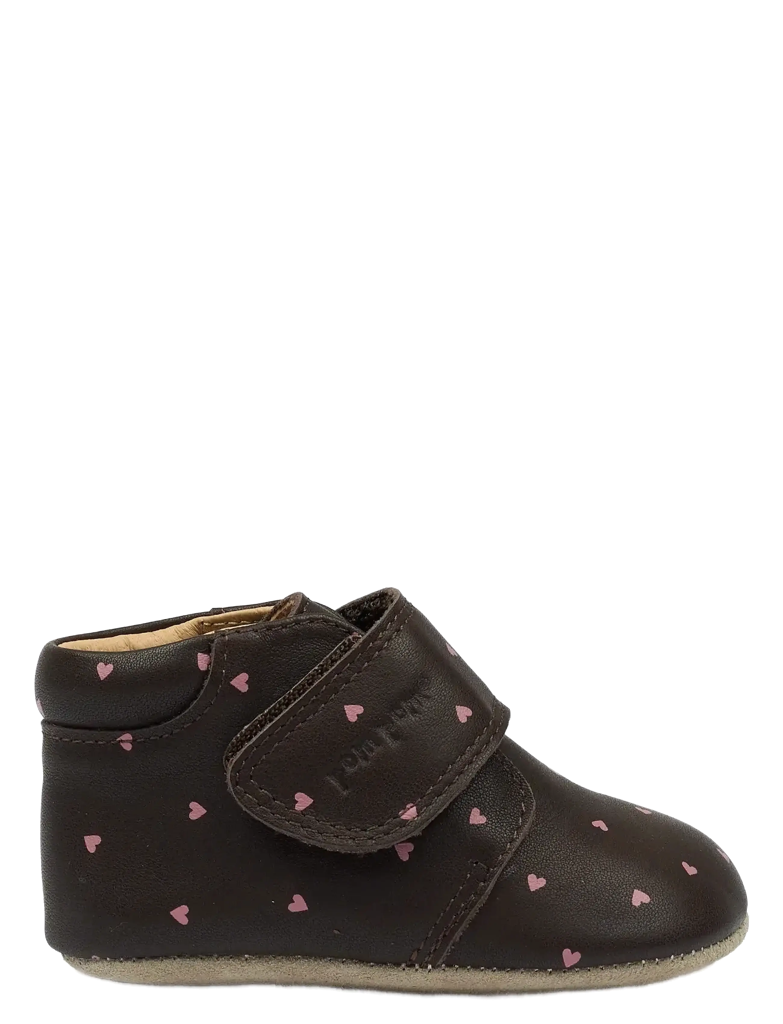 Pom Pom - Beginners Velcro Print - slippers - heart aop - 1