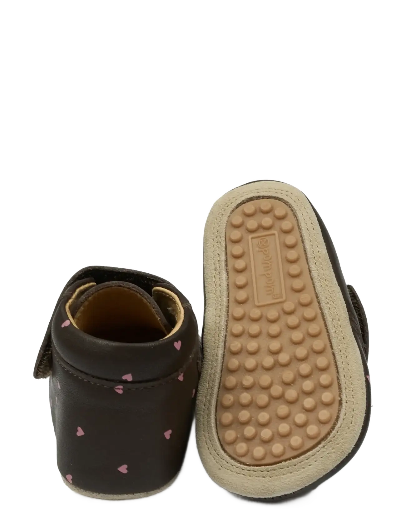 Pom Pom - Beginners Velcro Print - slippers - heart aop - 2