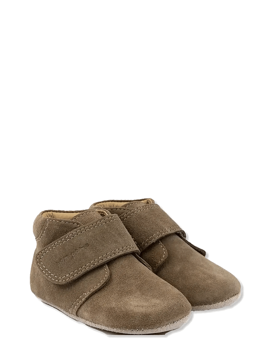Pom Pom - Beginners Velcro Season - hausschuhe - kakhi suede - 0