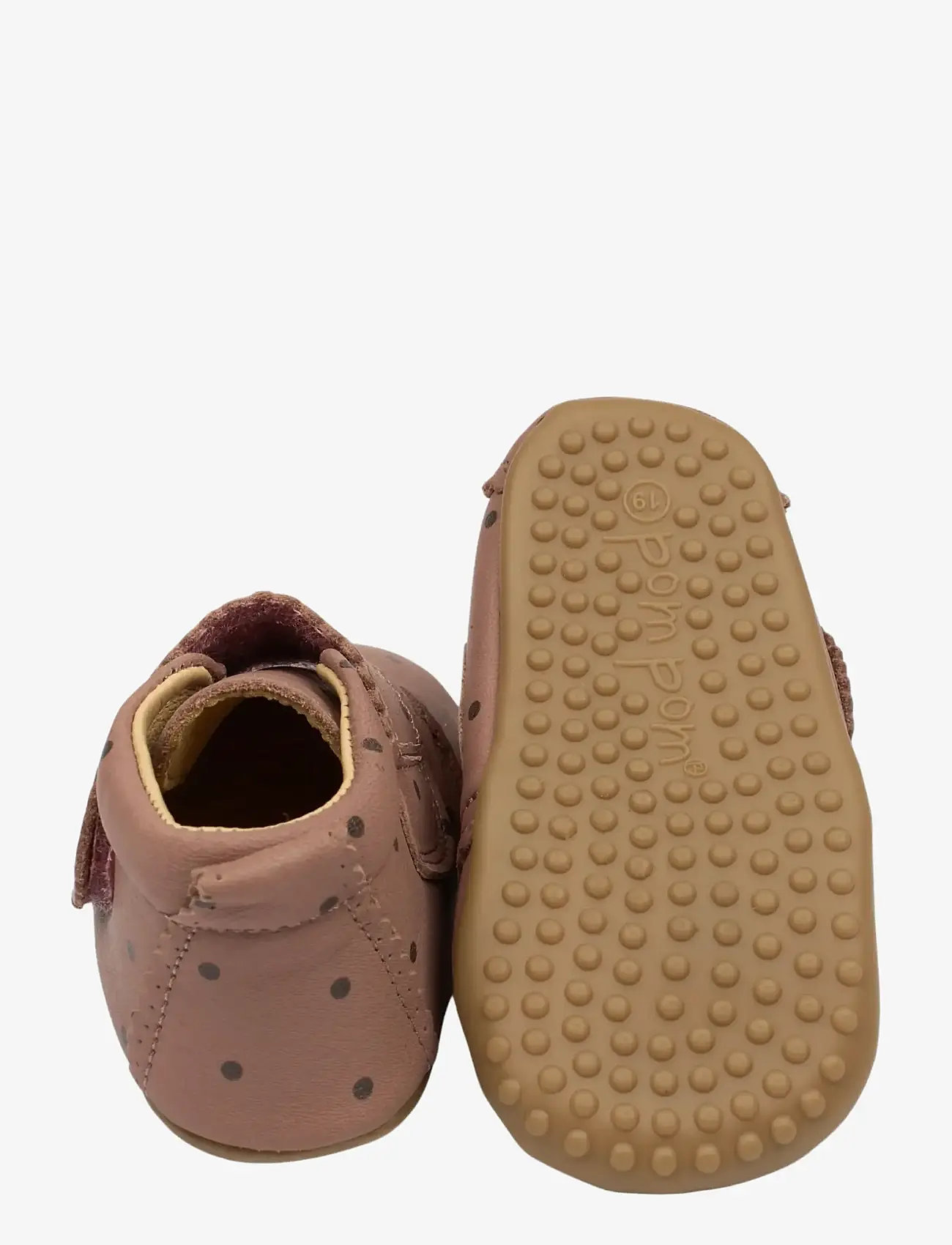 Pom Pom - Beginners™ Velcro Season - Šlepetės - kakhi suede - 2