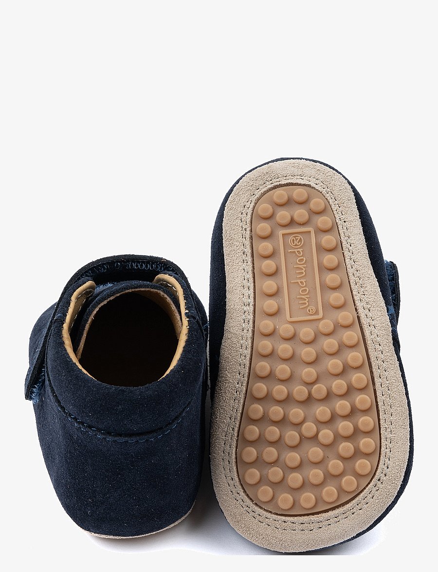 Pom Pom - Beginners Velcro Season - hausschuhe - navy suede - 3