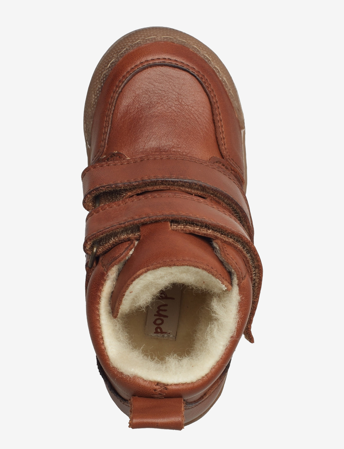 Pom Pom - Sneaker™ Wool Booty - vinterstøvler - dark camel - 3