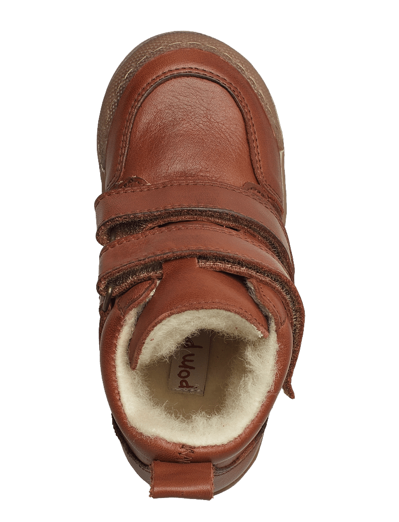 Pom Pom - Sneaker™ Wool Booty - winterstiefel - dark camel - 3