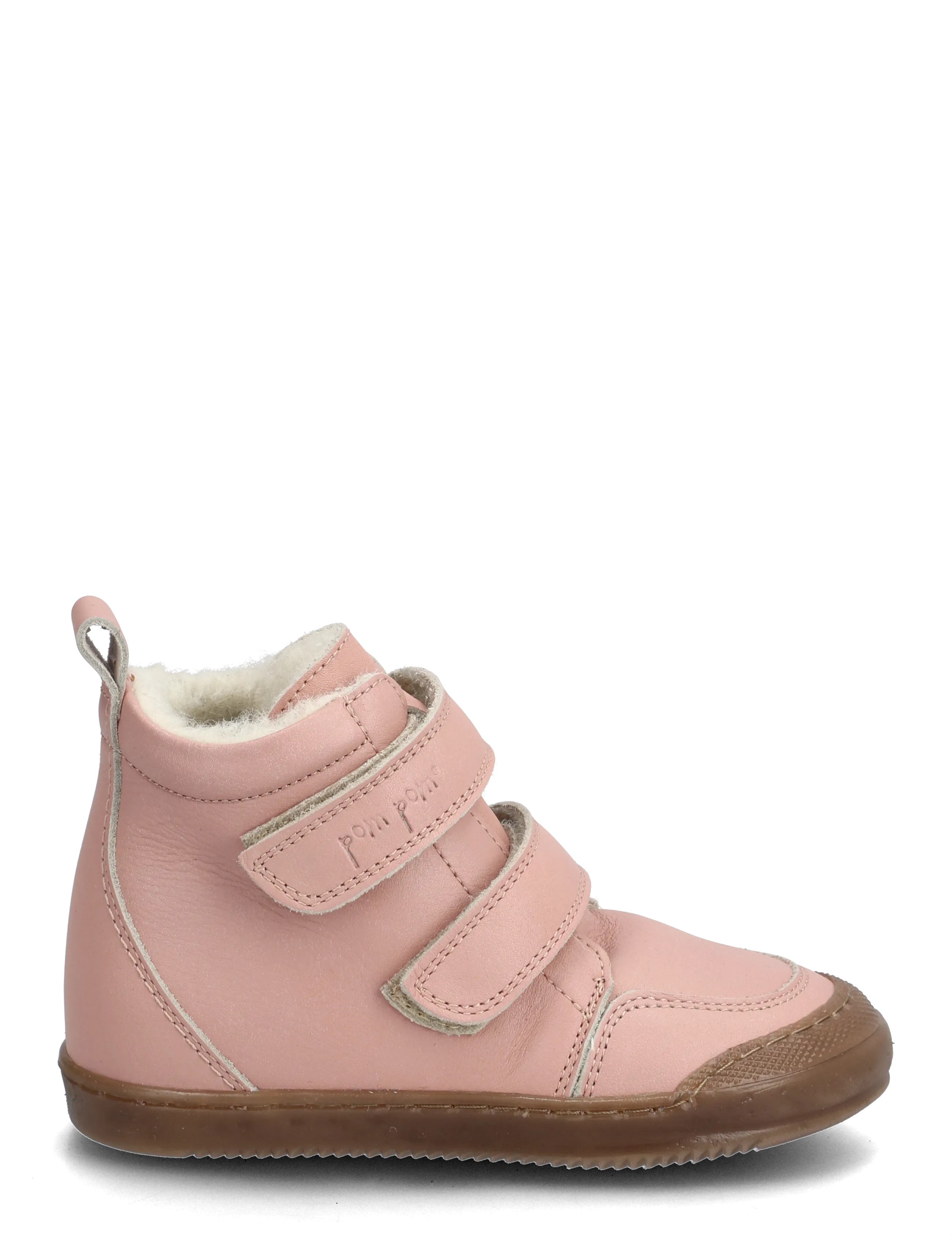 Pom Pom - Sneaker™ Wool Booty - fall shoes - dark rose - 1