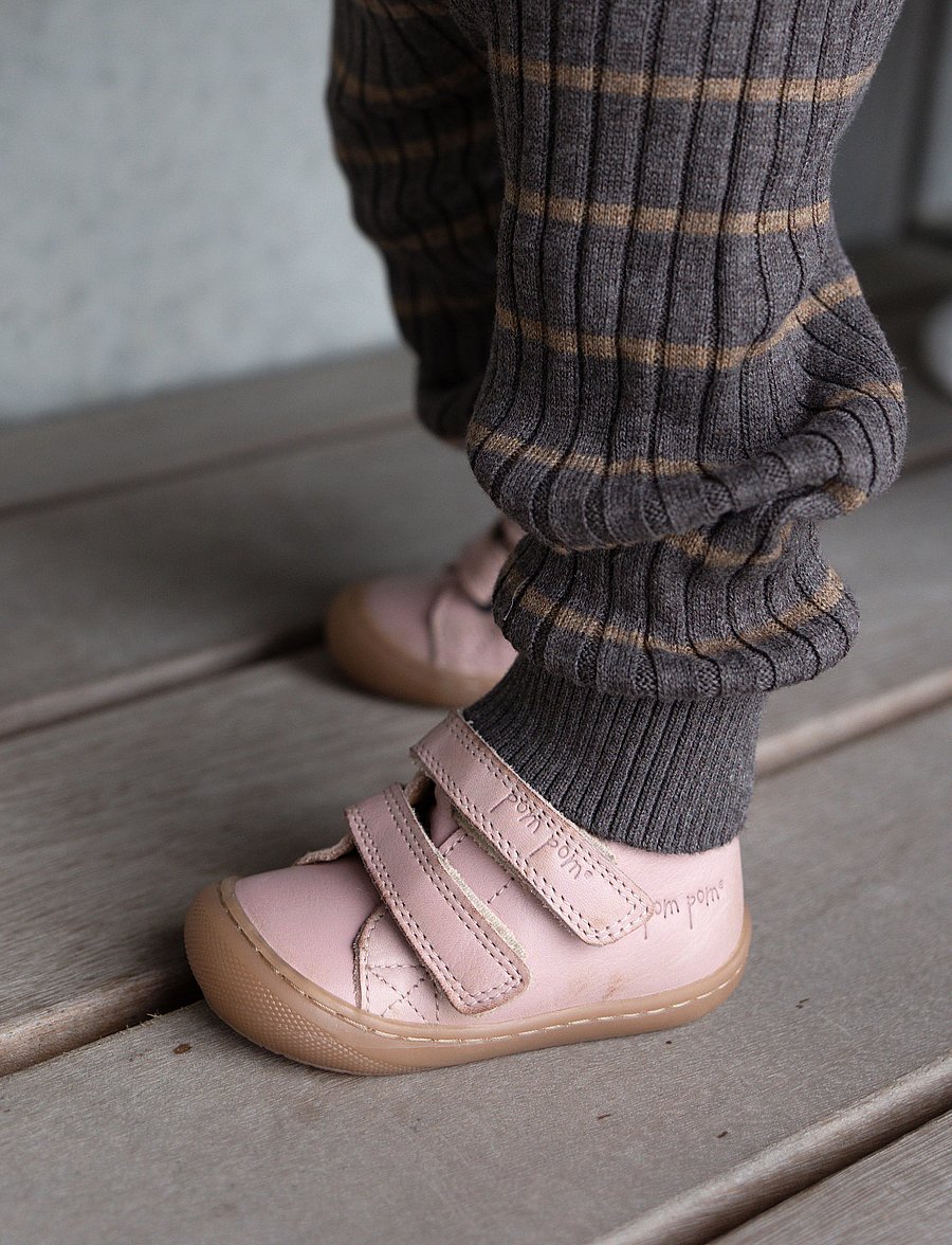 Pom Pom - First™ Sport Velcro Shoe - dark rose - 5