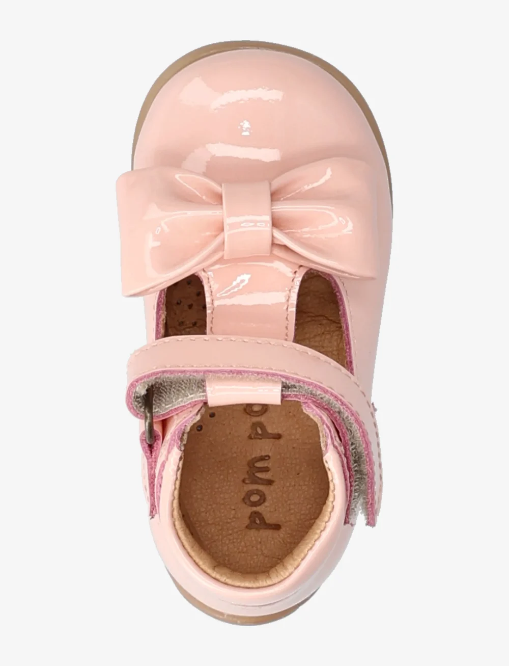 Pom Pom - Starter Mary Jane - lauflernschuhe - dusty rose patent - 3