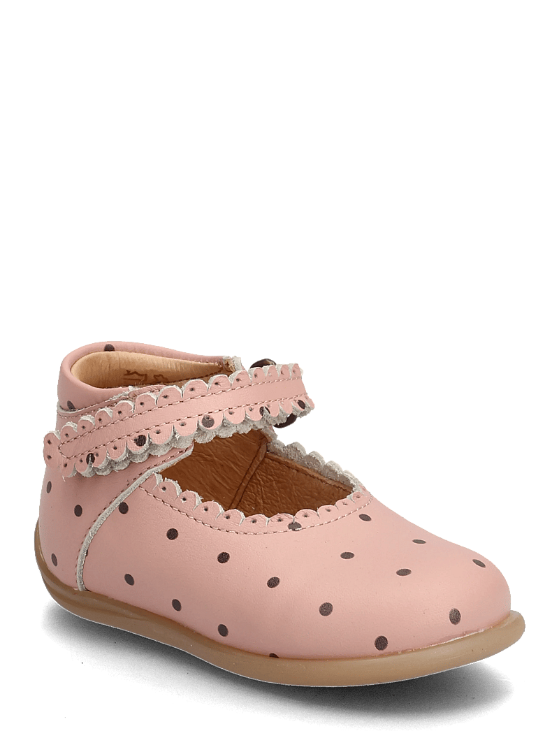 Pom Pom - Starter Ballerina - lauflernschuhe - vintage rose dot - 0