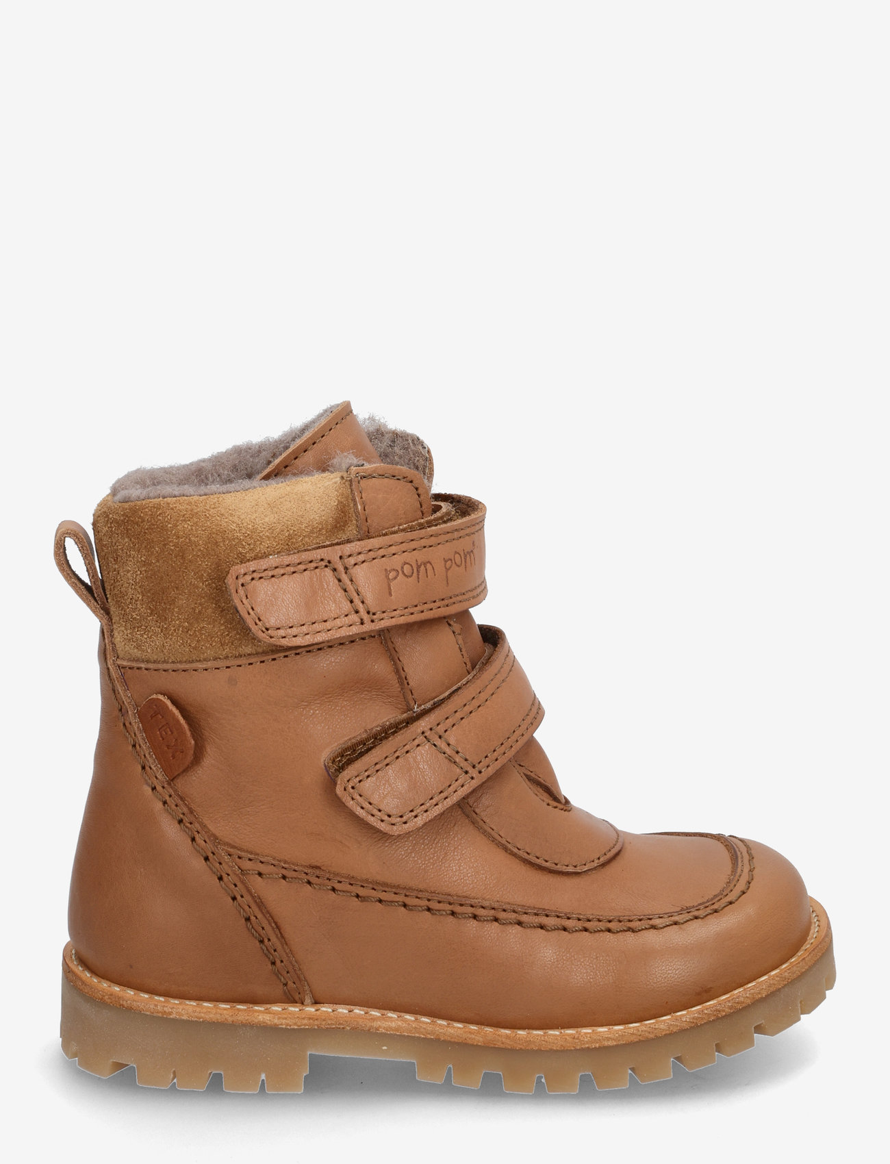 Pom Pom - Rub Sole™ Velcro Boot TEX - dark camel - 1