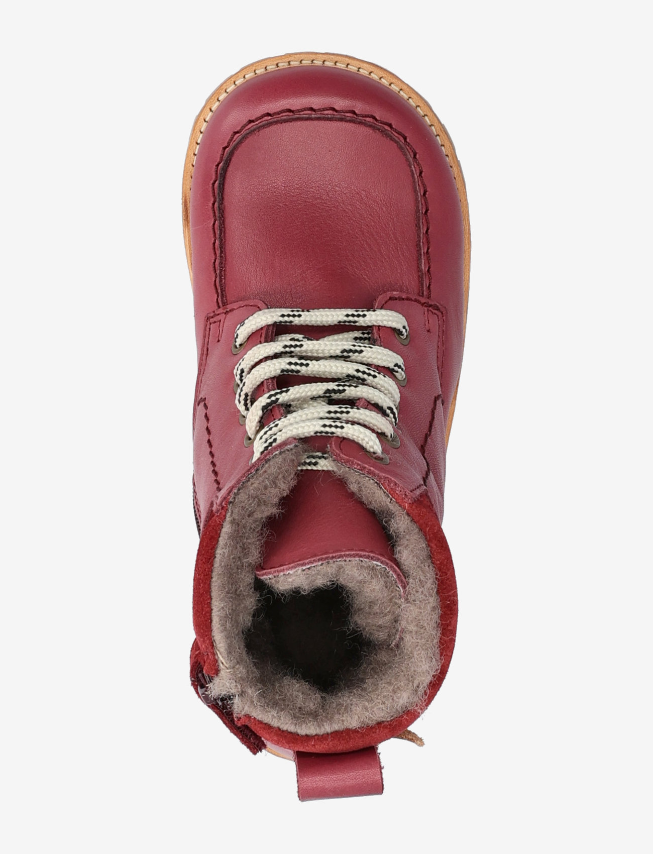 Pom Pom - Rub Sole™ Lace Boot TEX - dark red - 3