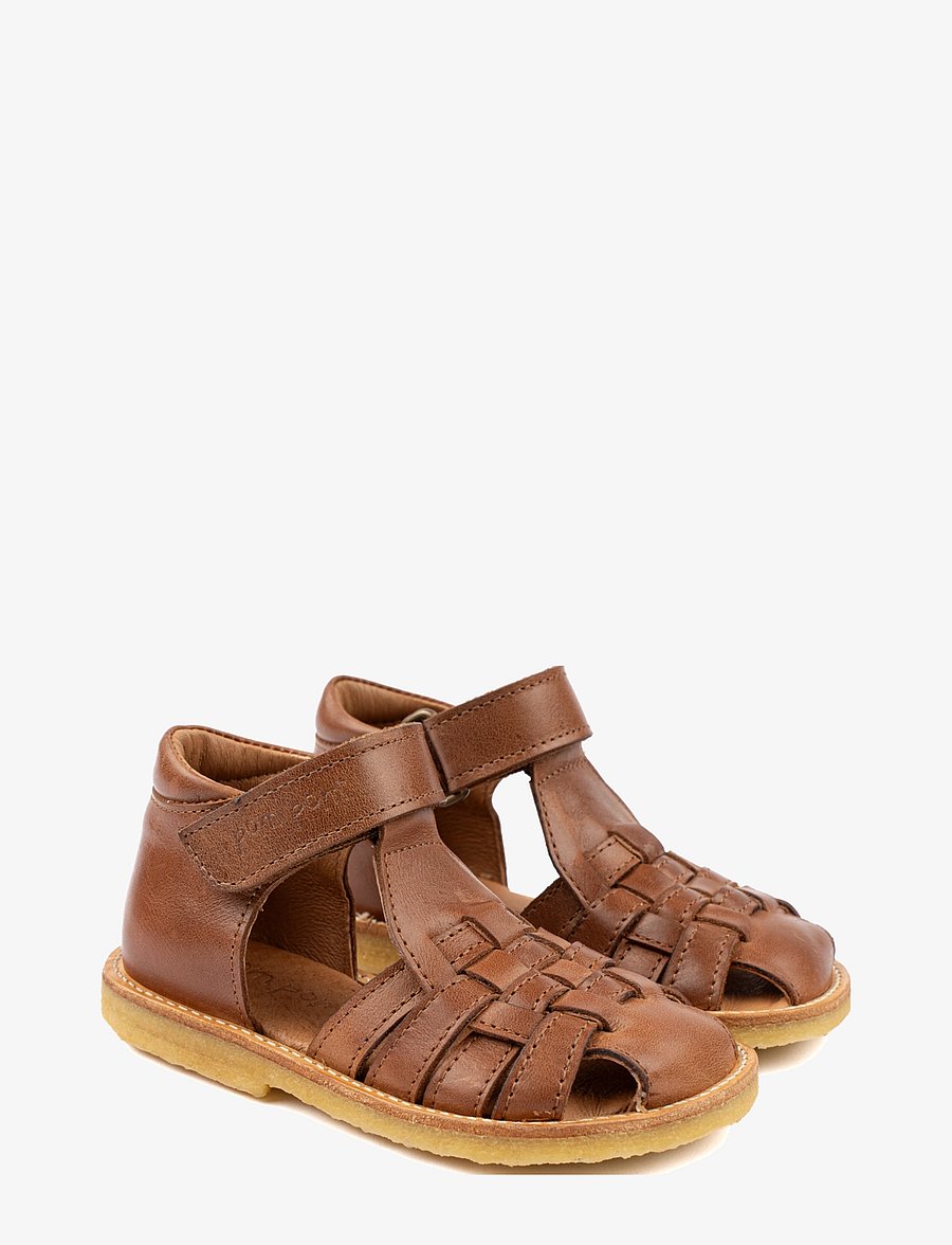 Pom Pom - Classic Rub Sole Closed Braid Sanda - sandalen - camel - 0