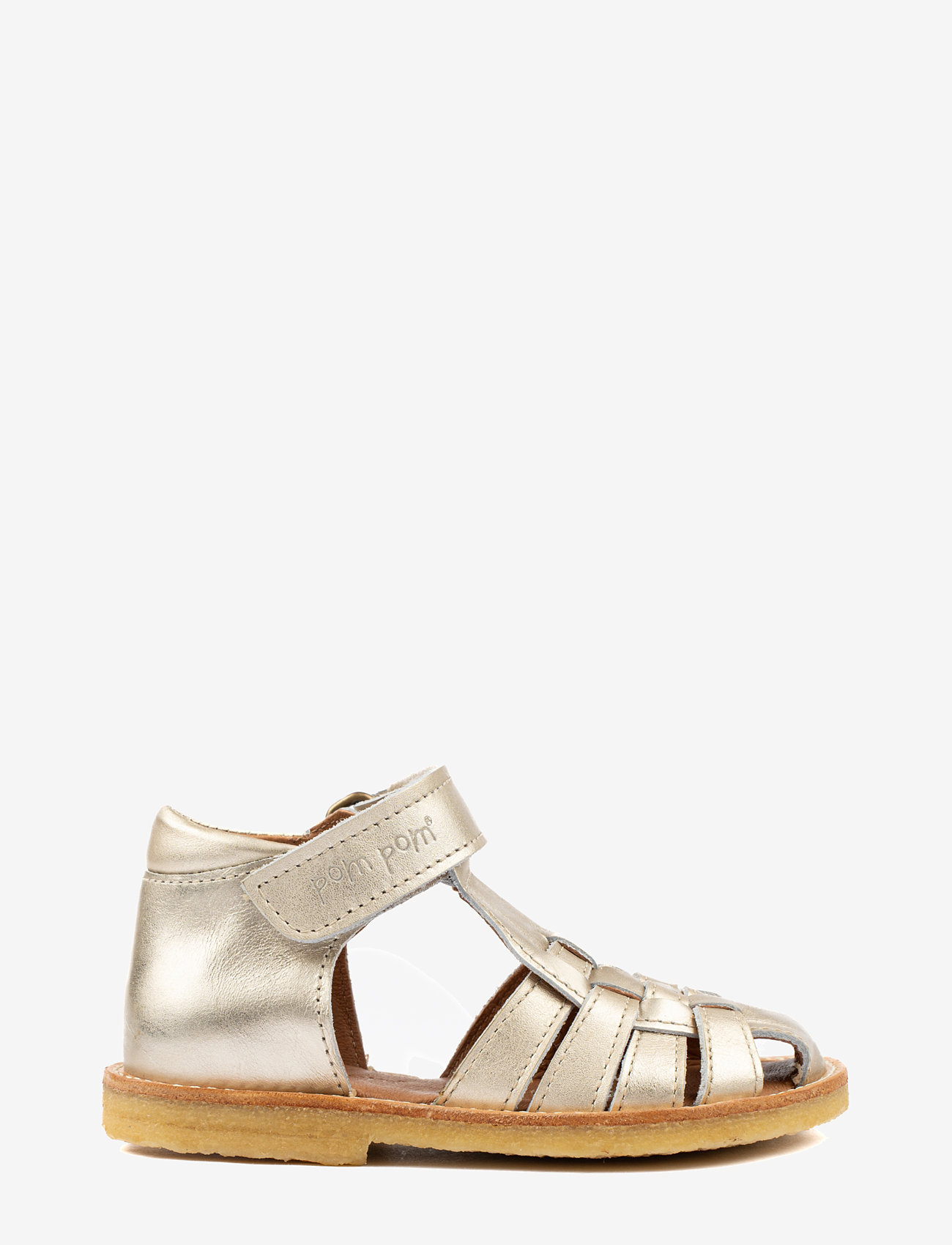 Pom Pom - Classic Rub Sole Closed Braid Sanda - sandaler - gold - 2